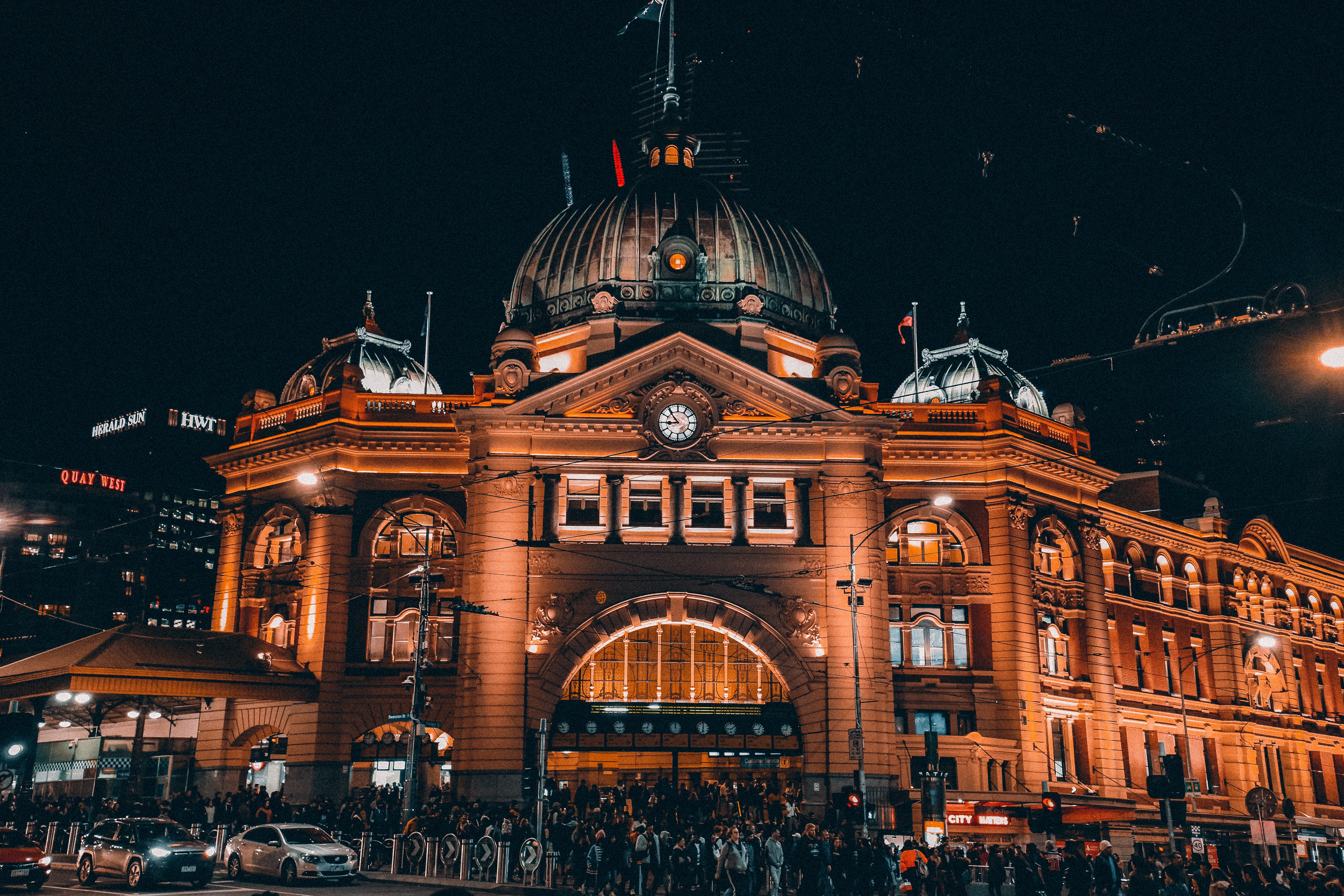 호주 멜버른 도심 여행 추천 Top7 - 플린더스스트리트 기차역 ( Flinders Street Railway Station)