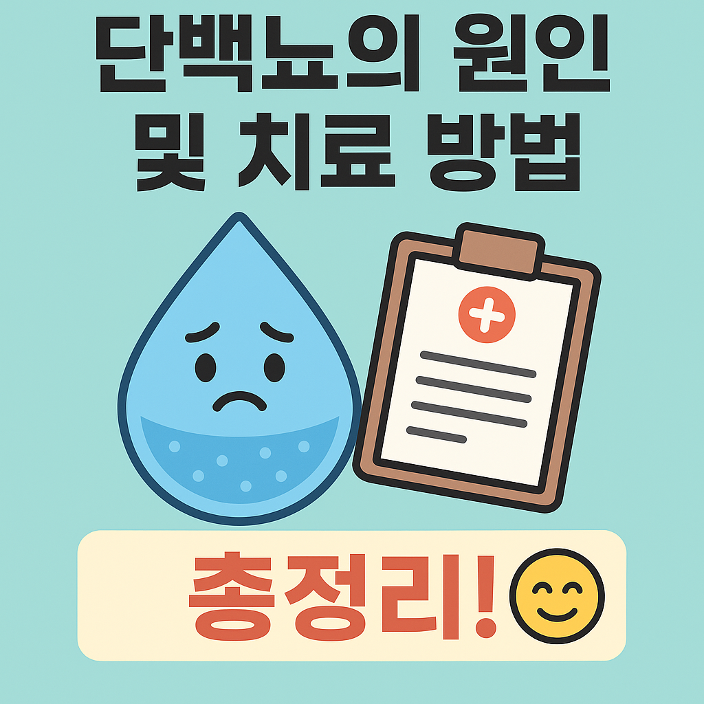 단백뇨의 원인 및 치료 방법