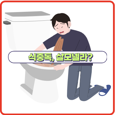 식중독의 원인 대장균과 살모넬라