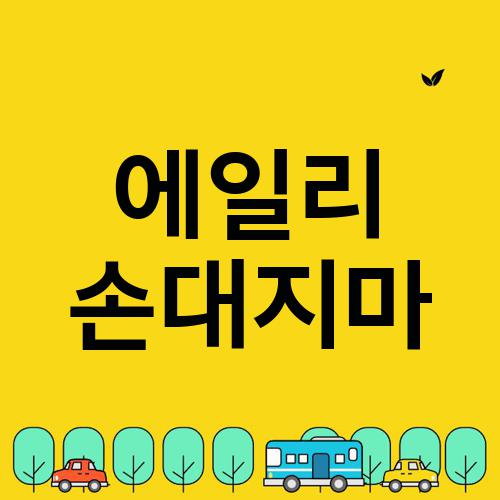 에일리 손대지마