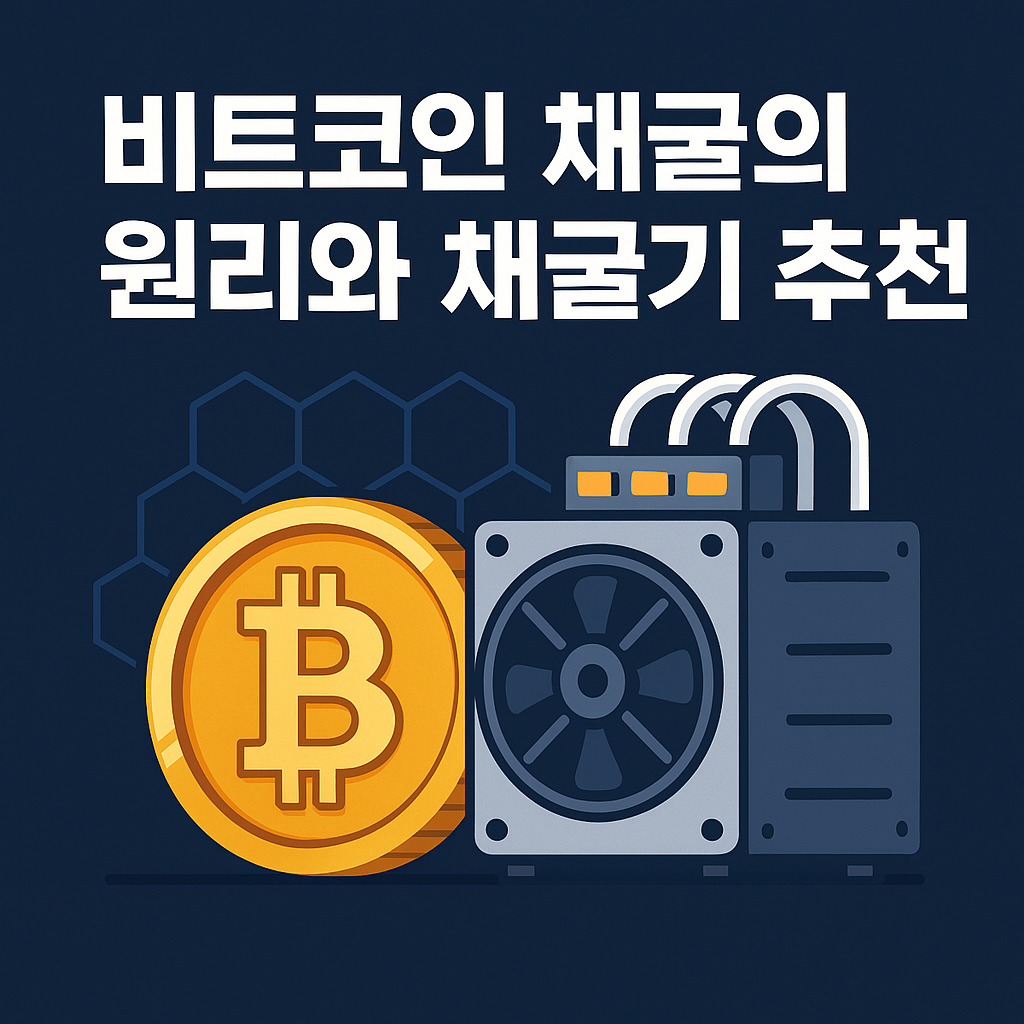 비트코인 채굴의 원리와 채굴기 추천