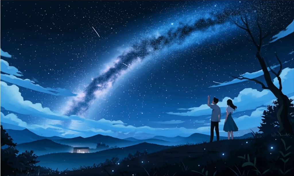 인생 최고의 여름밤 은하수와 별똥별 