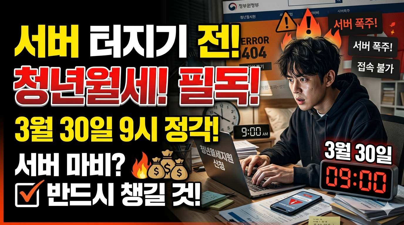 2026년 청년월세 지원 신청 날짜 및 복지로 온라인 신청 방법 안내