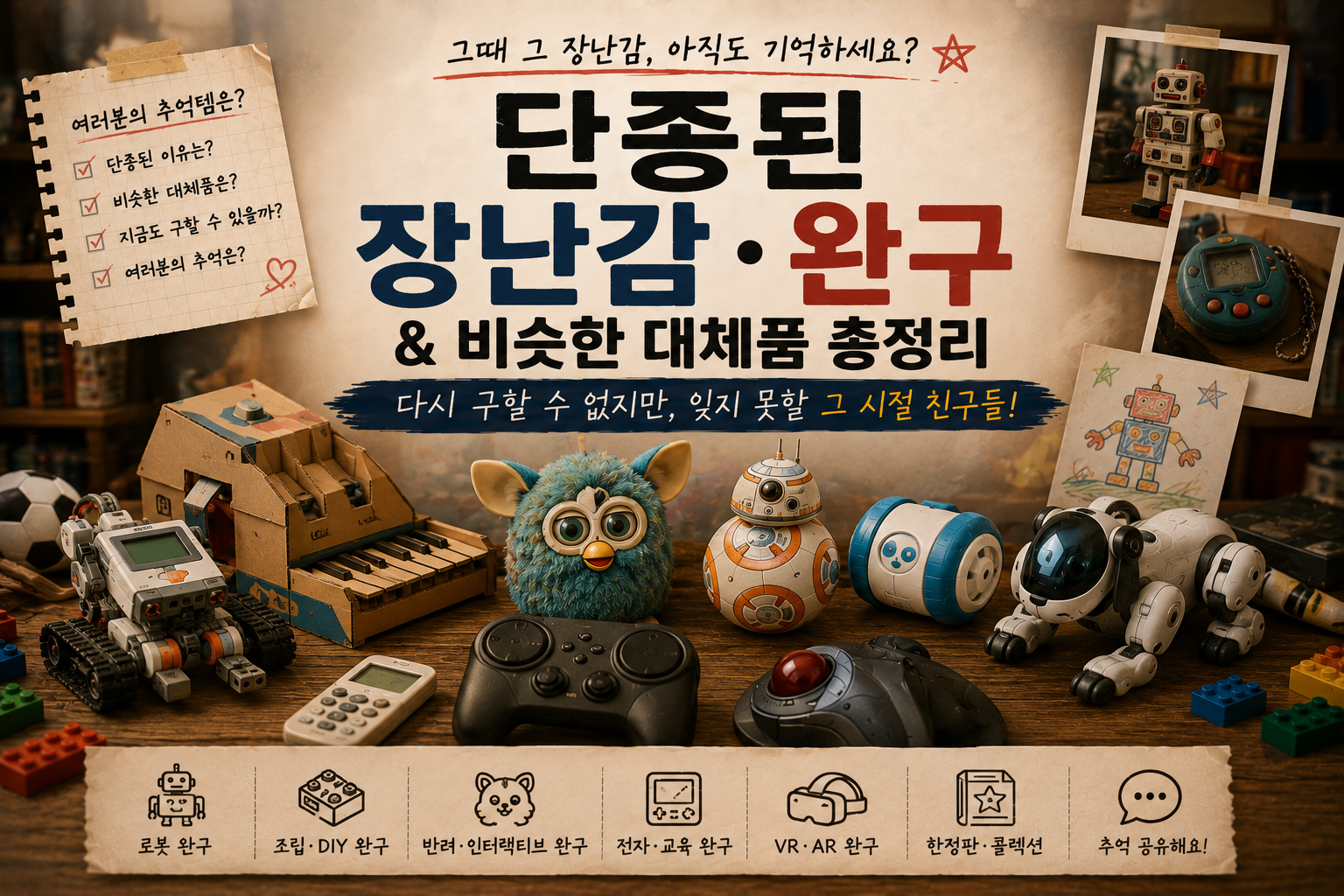 지금은 단종된 장난감·완구와 비슷한 대체품 총정리