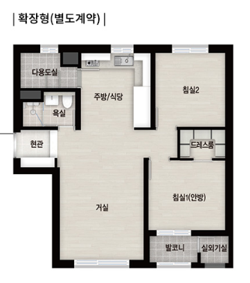 안양-자이-더포레스트-49A평면도
