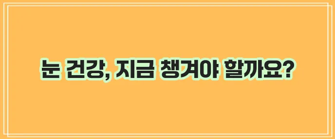 루테인과 눈영양제 성분으로 눈 건강 꼭 유지하세요