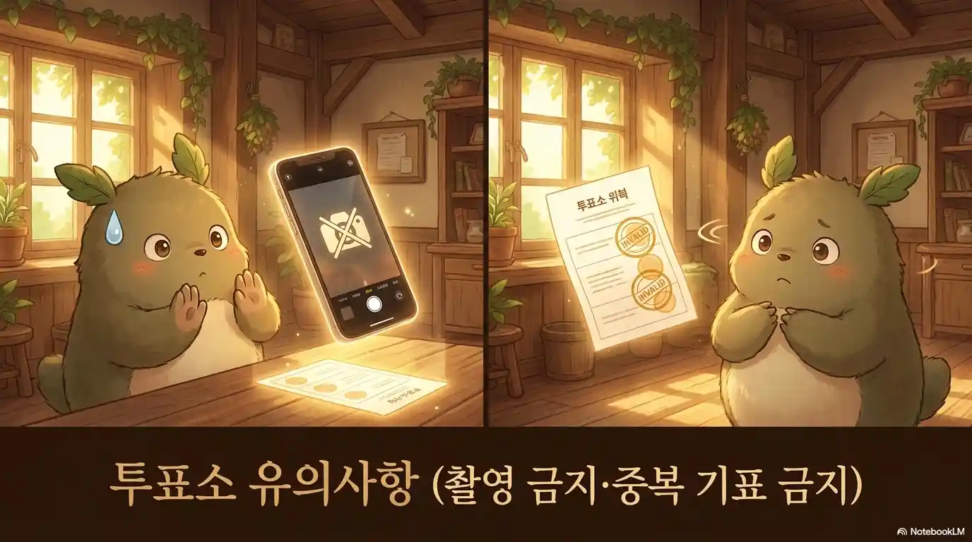 사전 투표 유의 사항