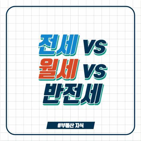 월세 vs 전세 vs 반전세: 2025년 내 집 마련 전략의 분기점
