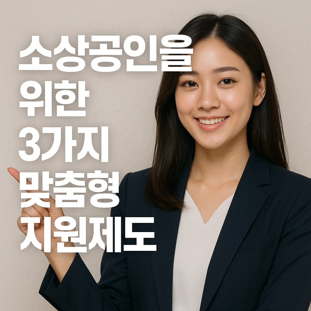 2025 소상공인 3대 지원제도 부담경감 크레딧·비즈플러스카드·배달비 지원 안내
