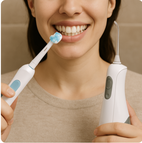 치아·잇몸 건강 지키는 습관 — 전동칫솔 & 워터픽 제대로 사용하는 법 관련 사진
