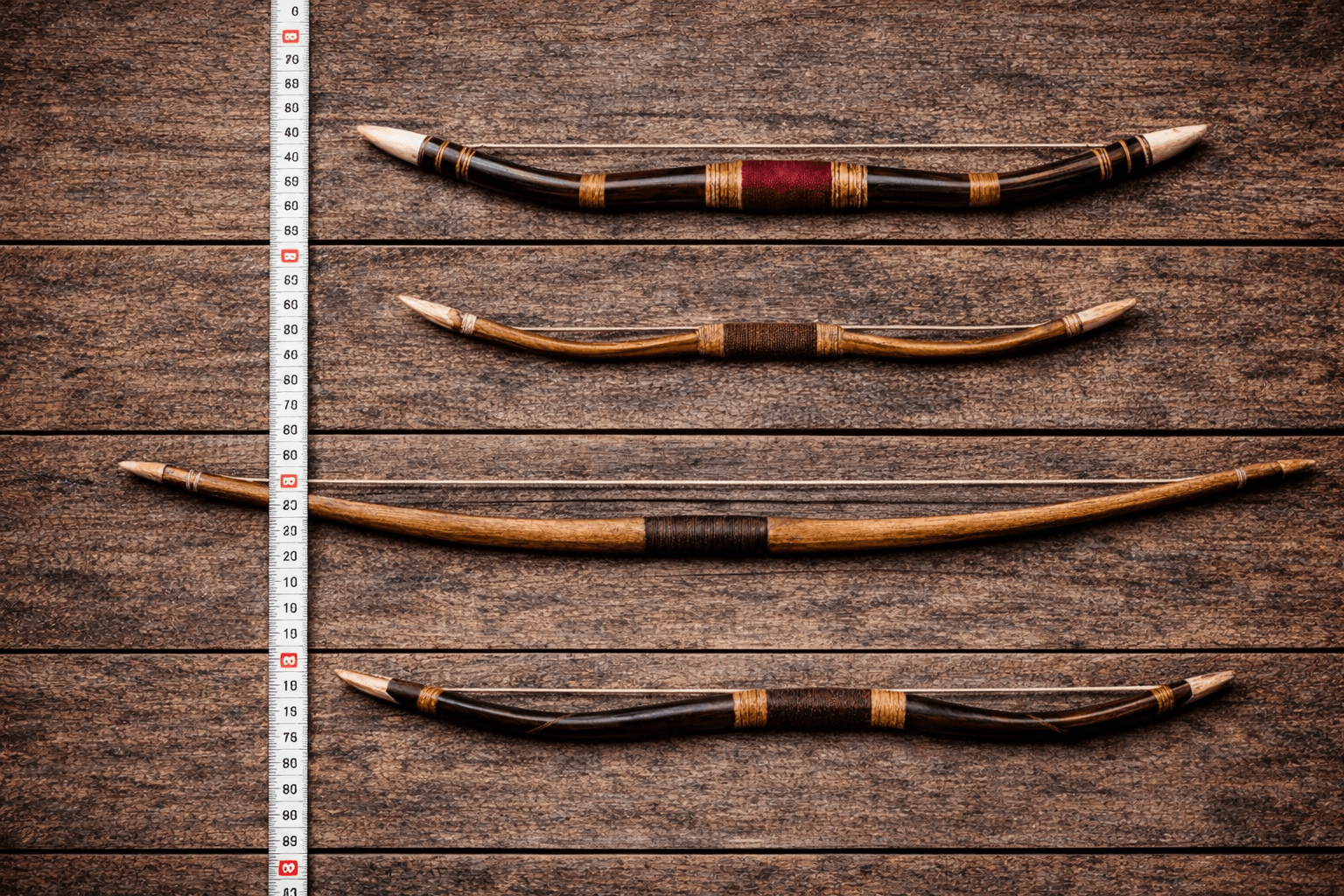 한국 활 크기와 구조