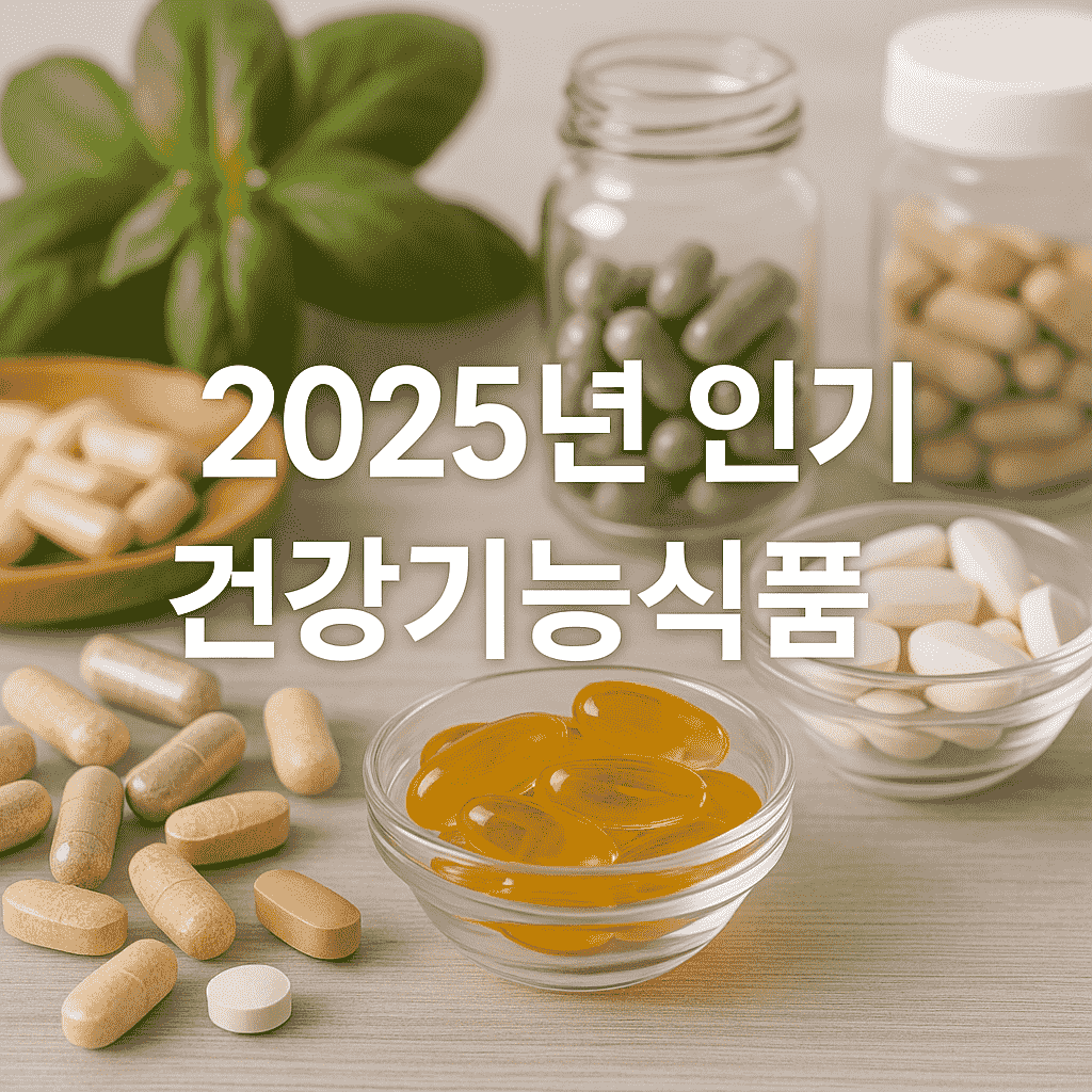 2025년 인기 건강기능식품
