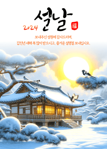 2024 설날 이미지