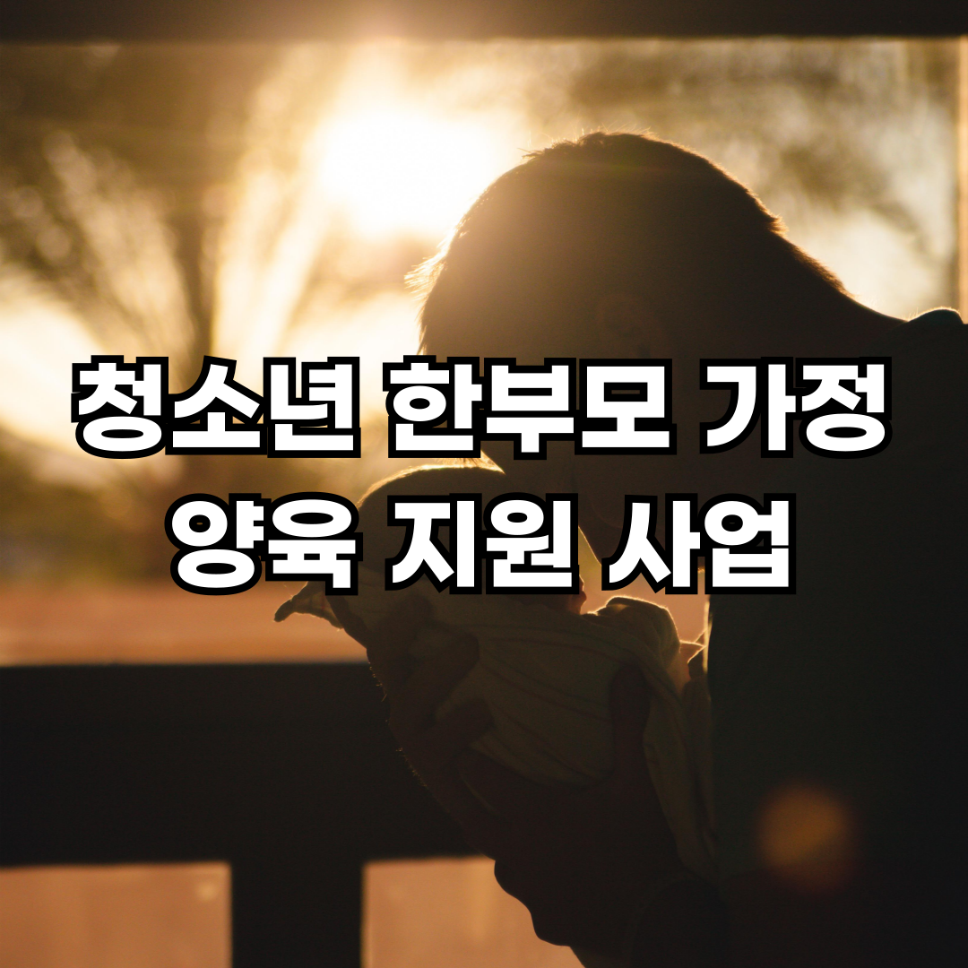 청소년 한부모 가정 양육 지원 사업