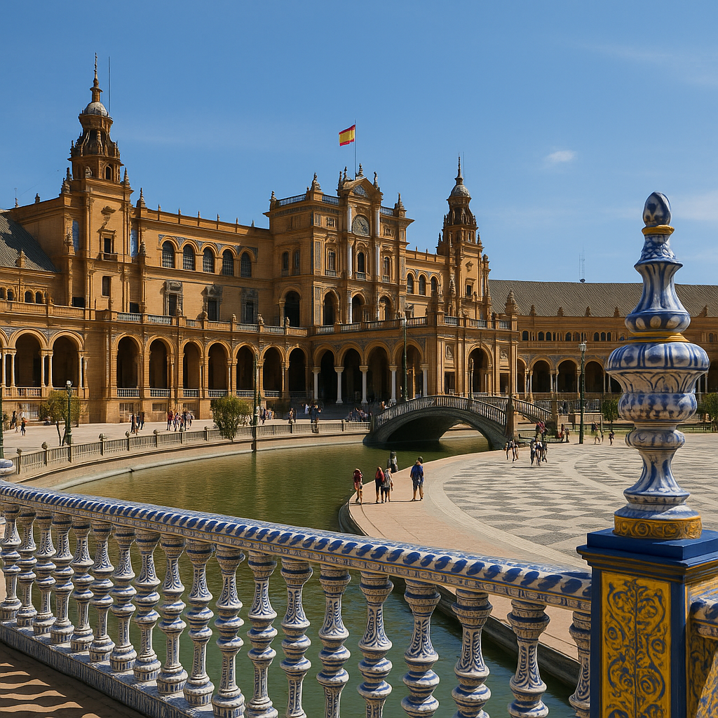 세비야 스페인광장 사진