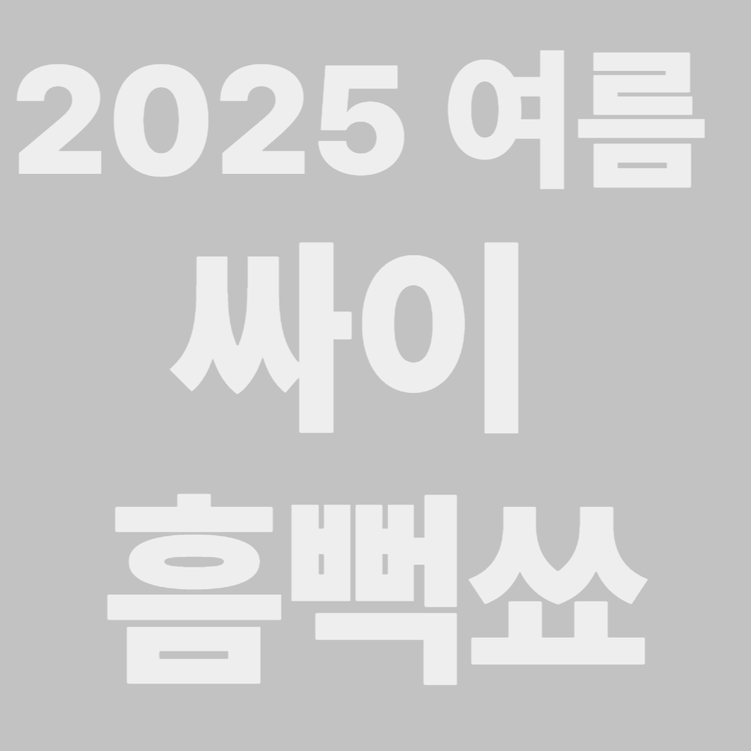 싸이 흠뻑쑈 예매