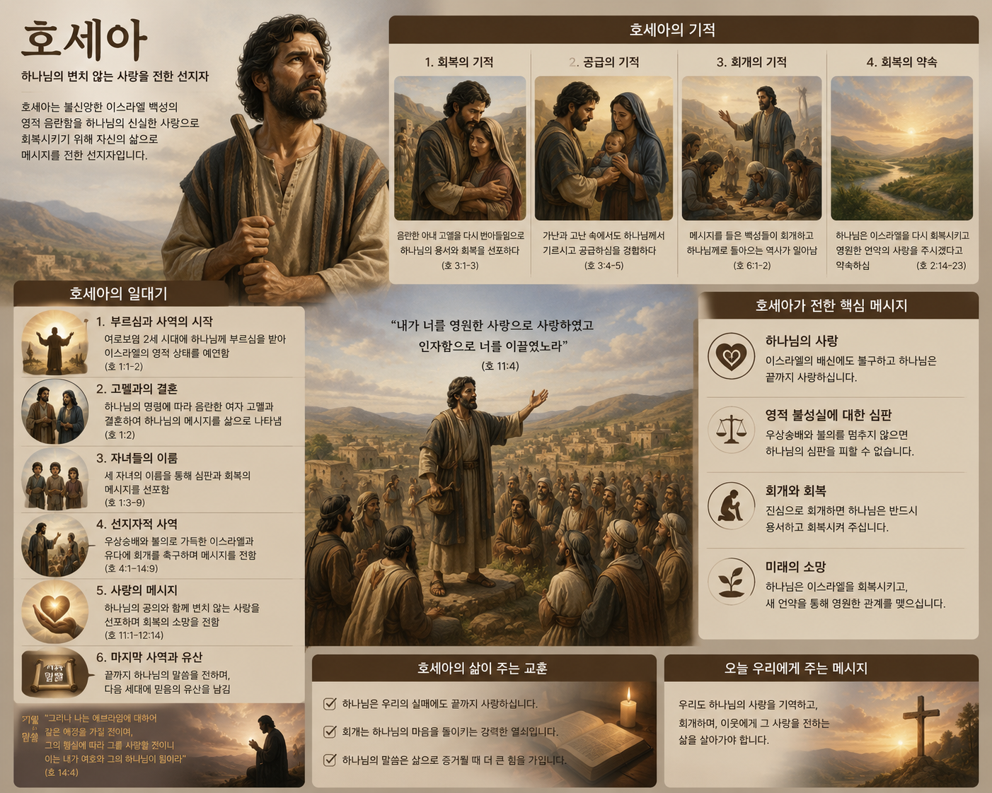 호세아의 기적과 일대기