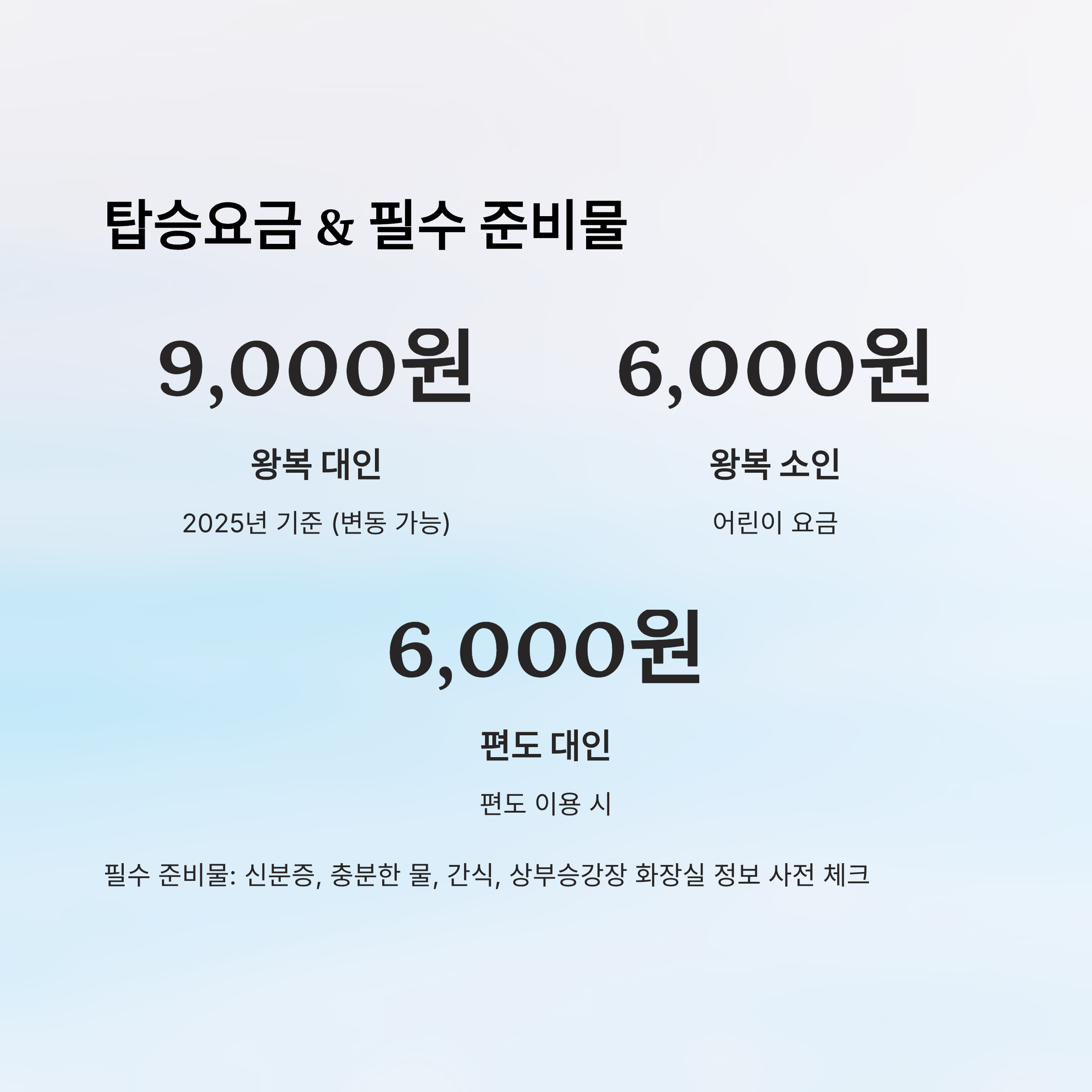 내장산 케이블카 주차장 알아보기