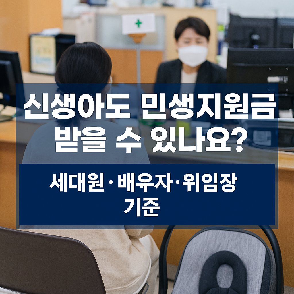 신생아도 민생지원금 받을 수 있나요? 9월 출생,사망 기준 정리 썸네일