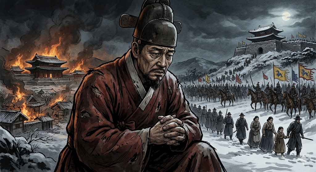 조선왕조 최악의 암군 인조, 병자호란과 삼전도의 굴욕