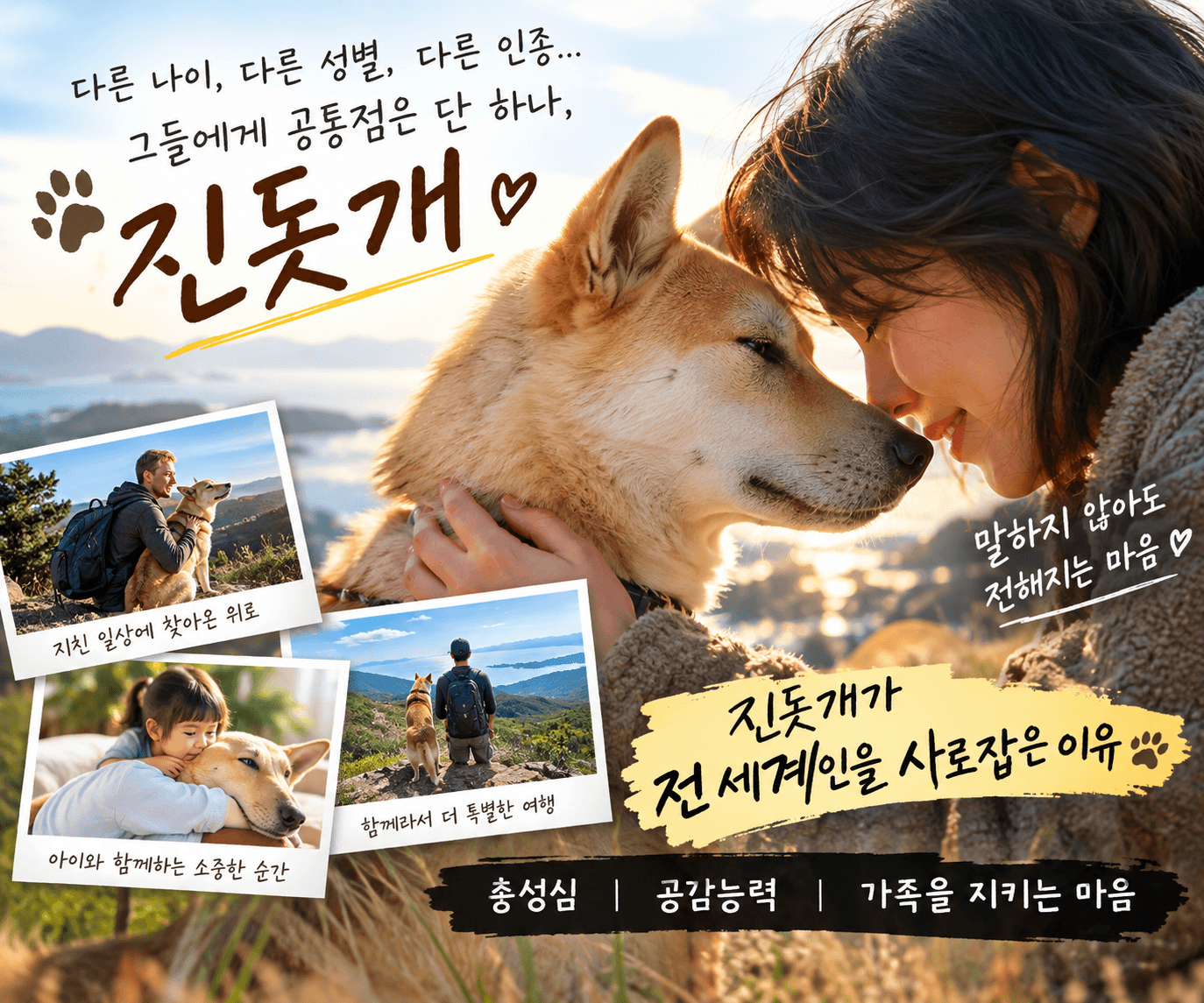 세계를 홀린 진돗개