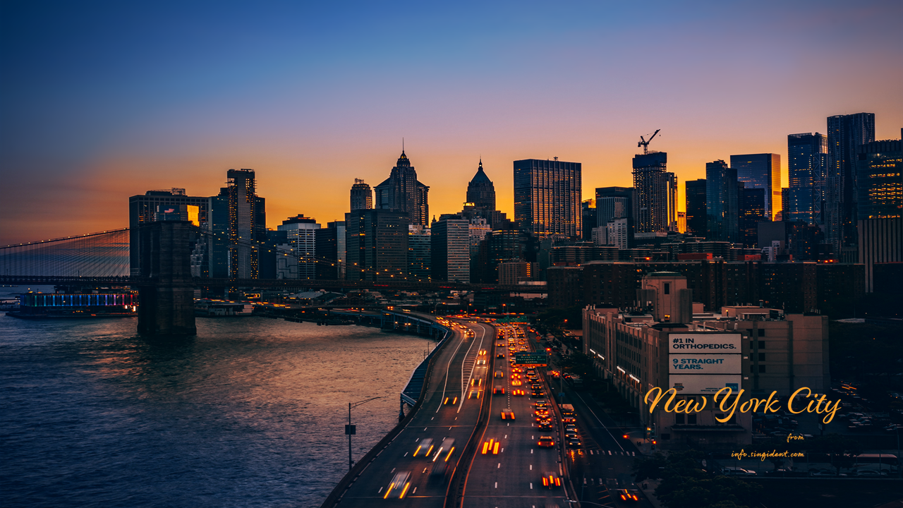 04 뉴욕 야경 C - New York City 뉴욕배경화면