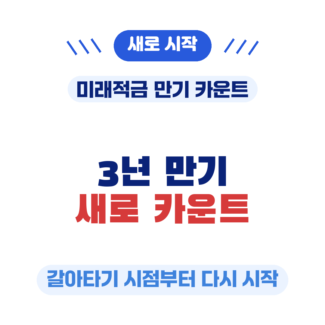 청년미래적금 만기 카운트 새로시작