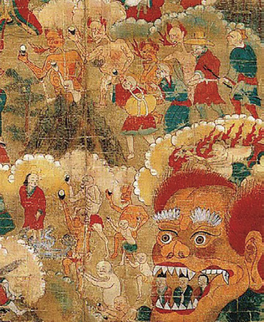 조선 민화 괴수 데몬 헌터스