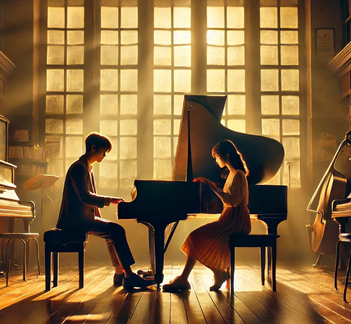 영화 말할 수 없는 비밀 관련 AI이미지 첨부