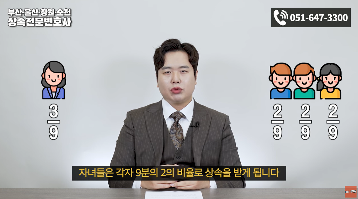 상속인의 비율 2