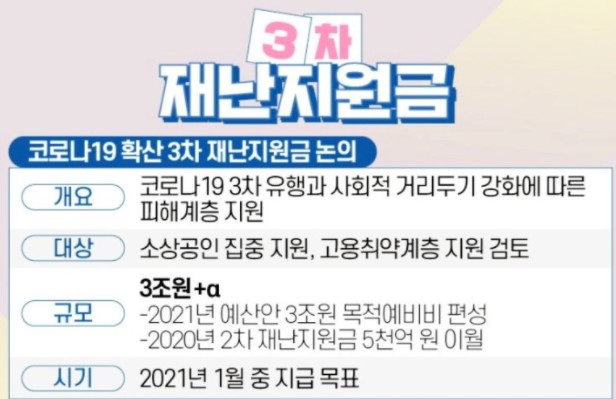 3차재난지원금신청