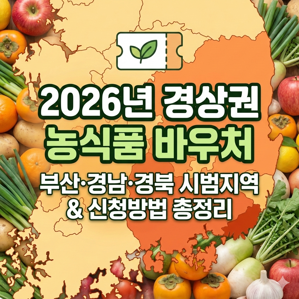 2026 경상권 농식품 바우처 시범지역 신청방법 완벽 정리