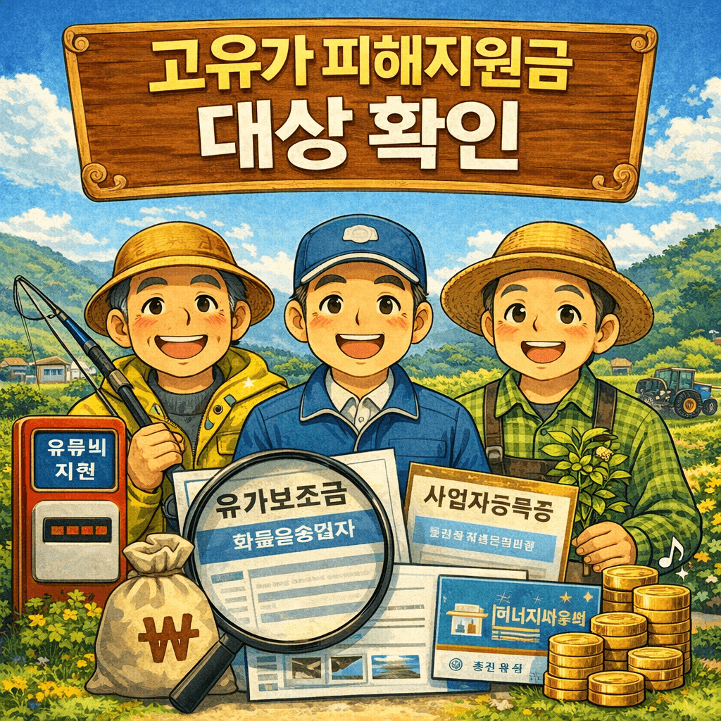 고유가 피해지원금 신청자격 확인