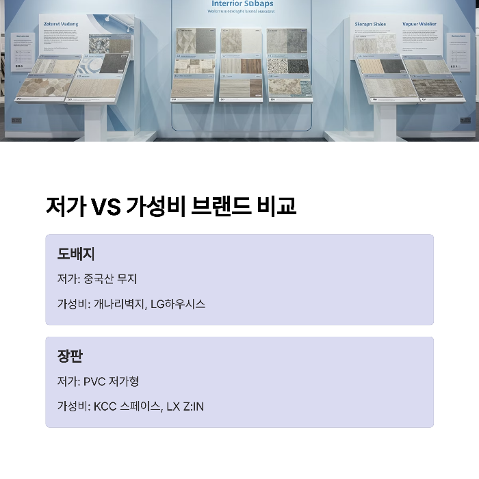 저가 VS 가성비 브랜드 비교