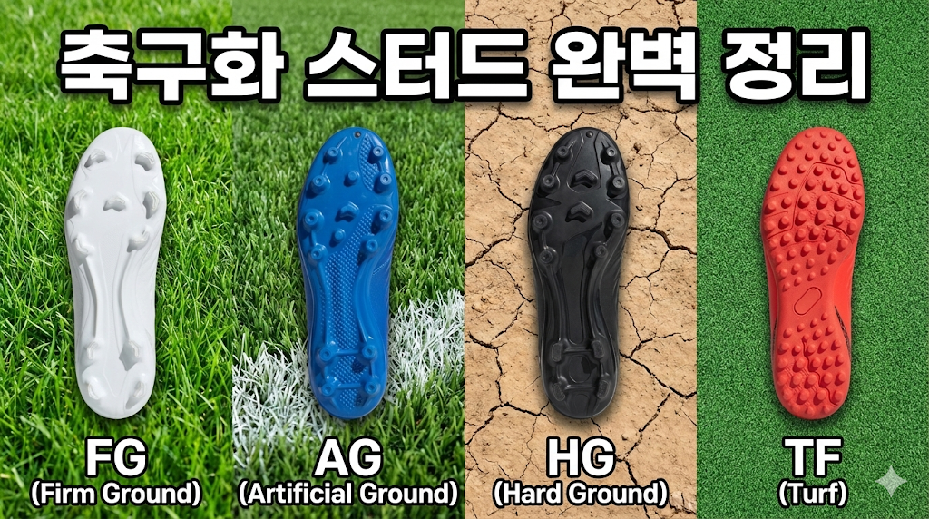 축구화 스터드별 사진