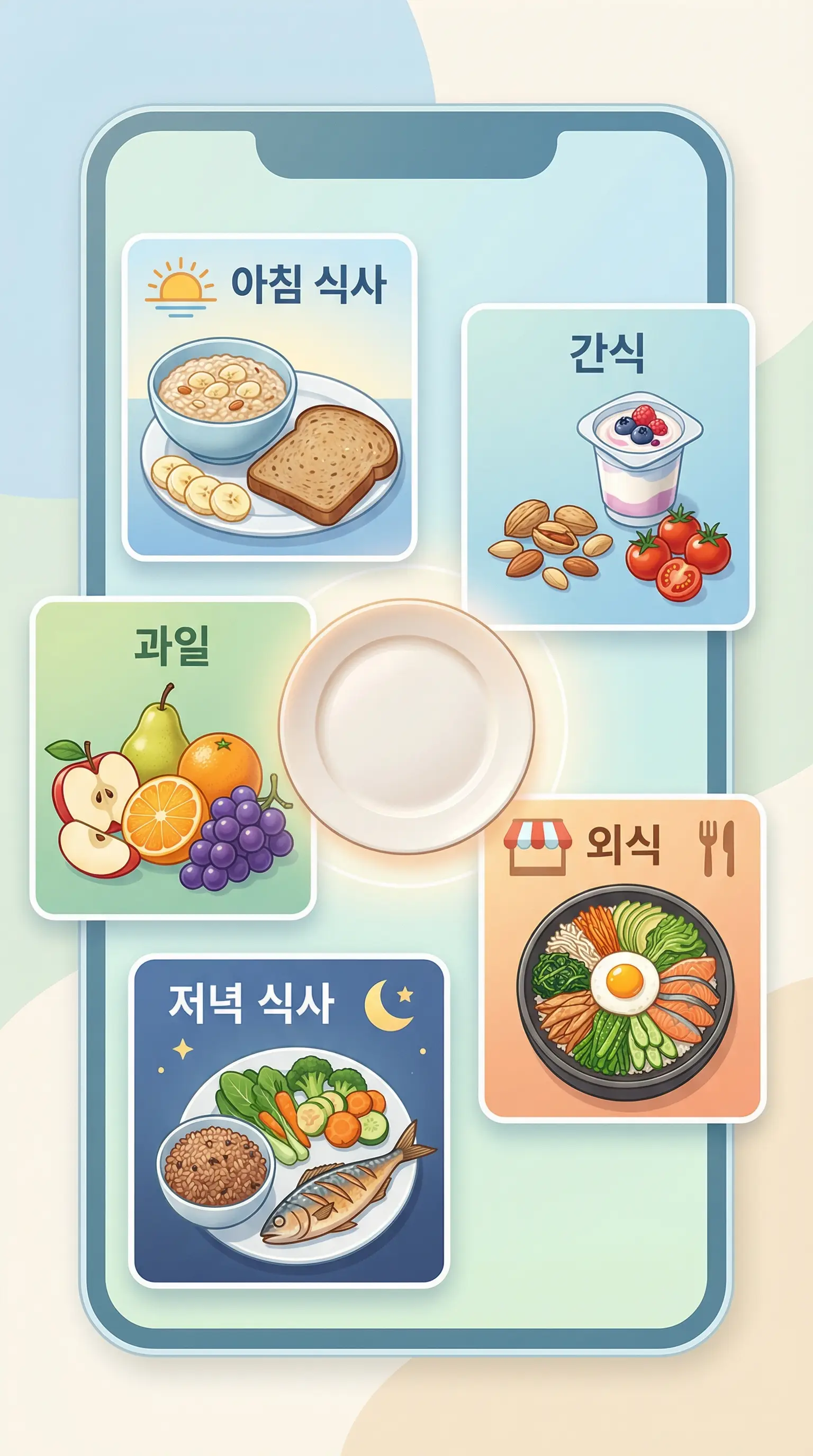 혈당 관리 시리즈를 한 번에 묶어 보여주는 마무리 이미지