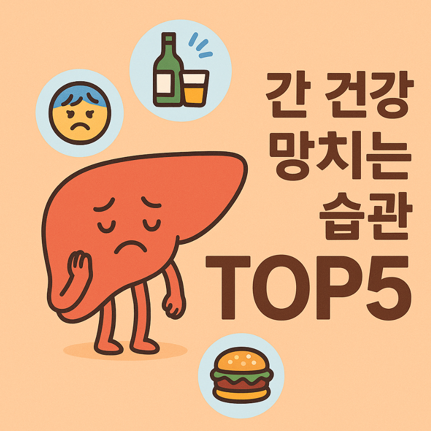 간 건강 망치는 습관