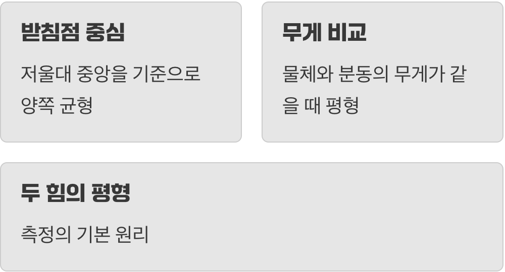 시소와 닮은꼴, 균형의 과학