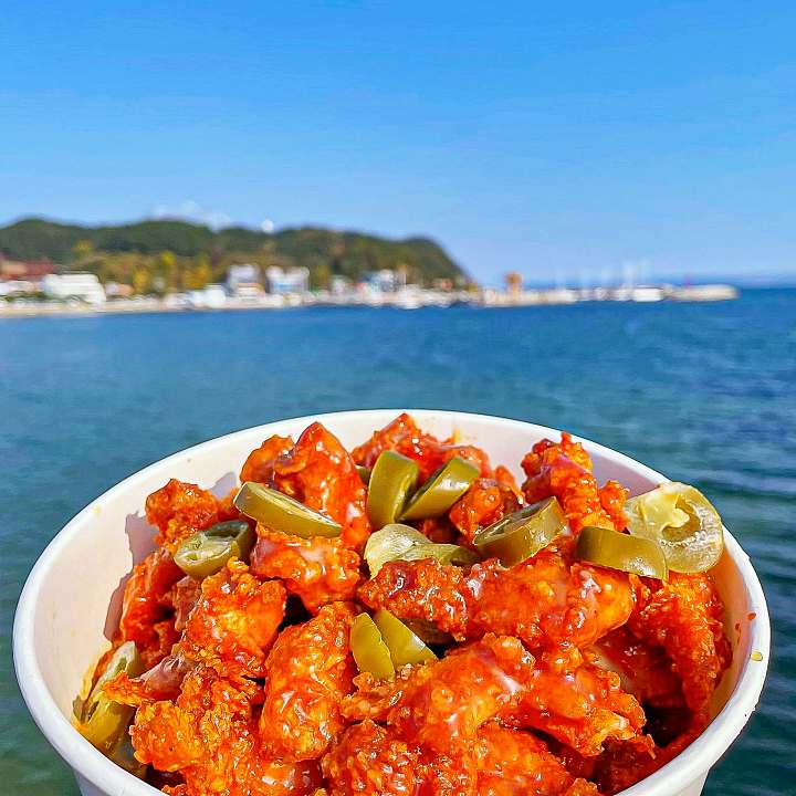 전국 택배 주문 구매 국내 최초 시금치 닭강정 치킨 포항초 닭강정 포항 맛집 추천 생방송투데이 맛의 승부사
