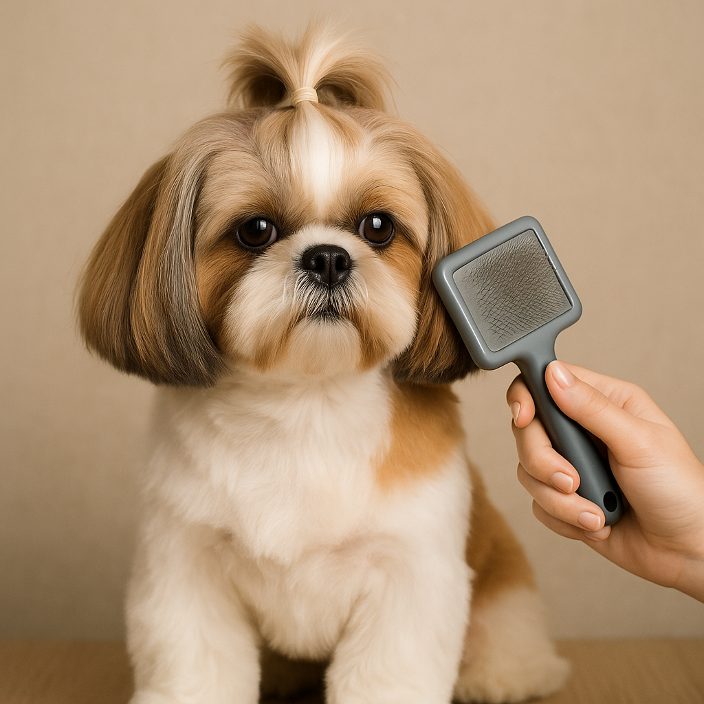 시츄 미용 실전관리법 사진