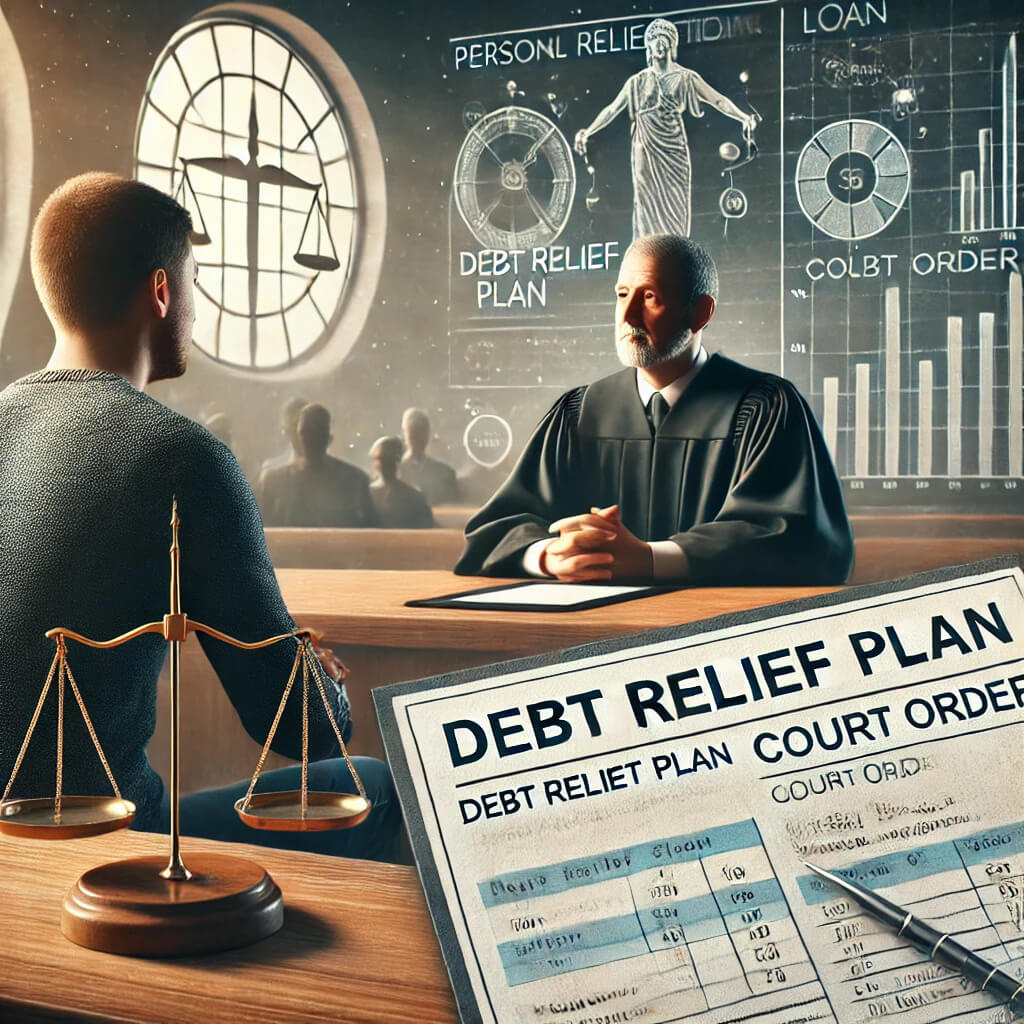 개인회생-대출-신청하는-사람