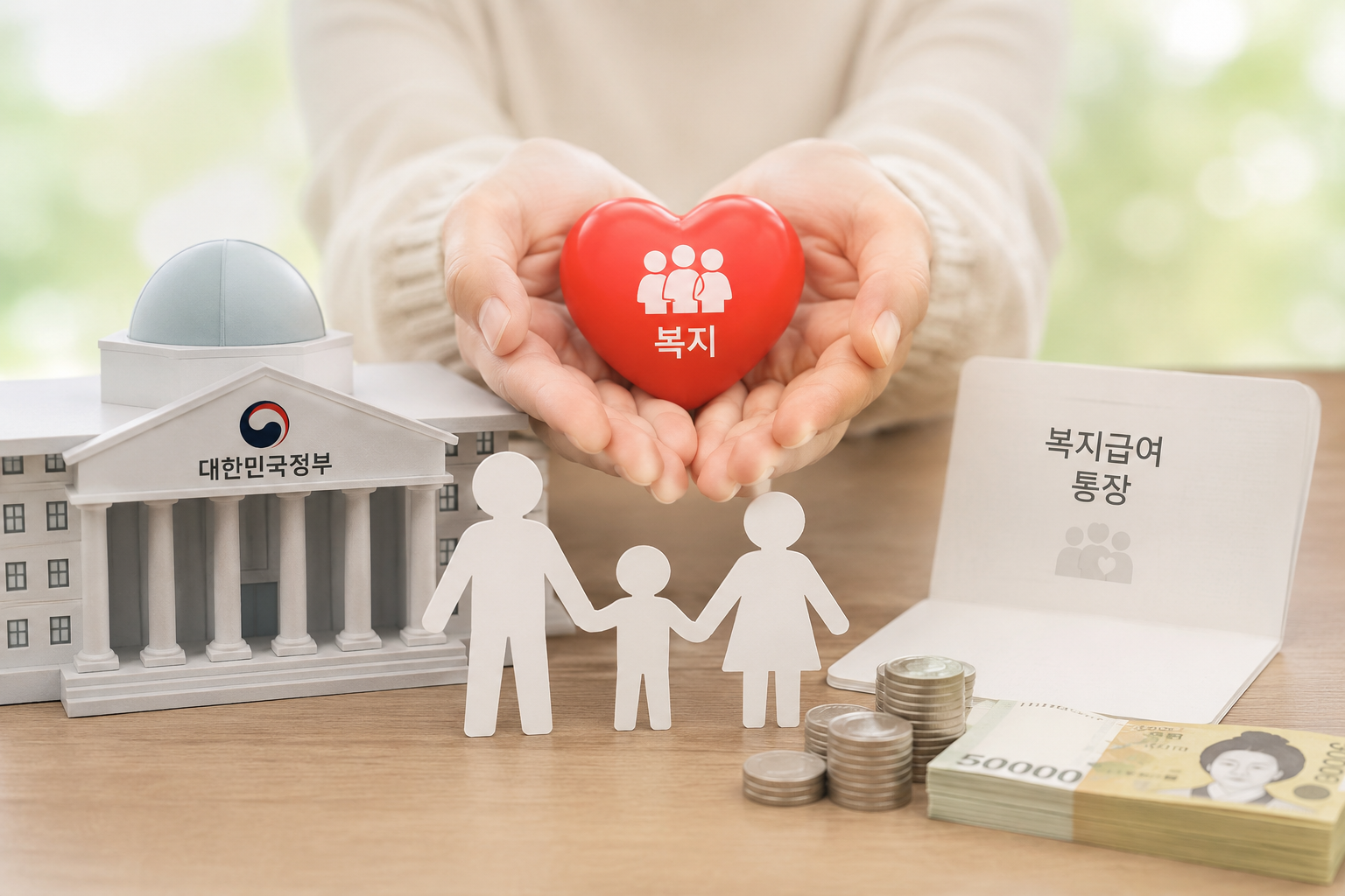 매달 받을 수 있는 정부지원금과 복지급여 총정리