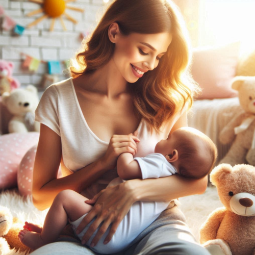 수유중인-아기엄마