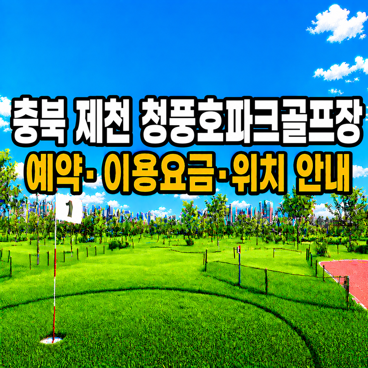 청풍호파크골프장(제천) 예약&middot;이용요금&middot;위치 안내 (충북 파크골프장 총정리)