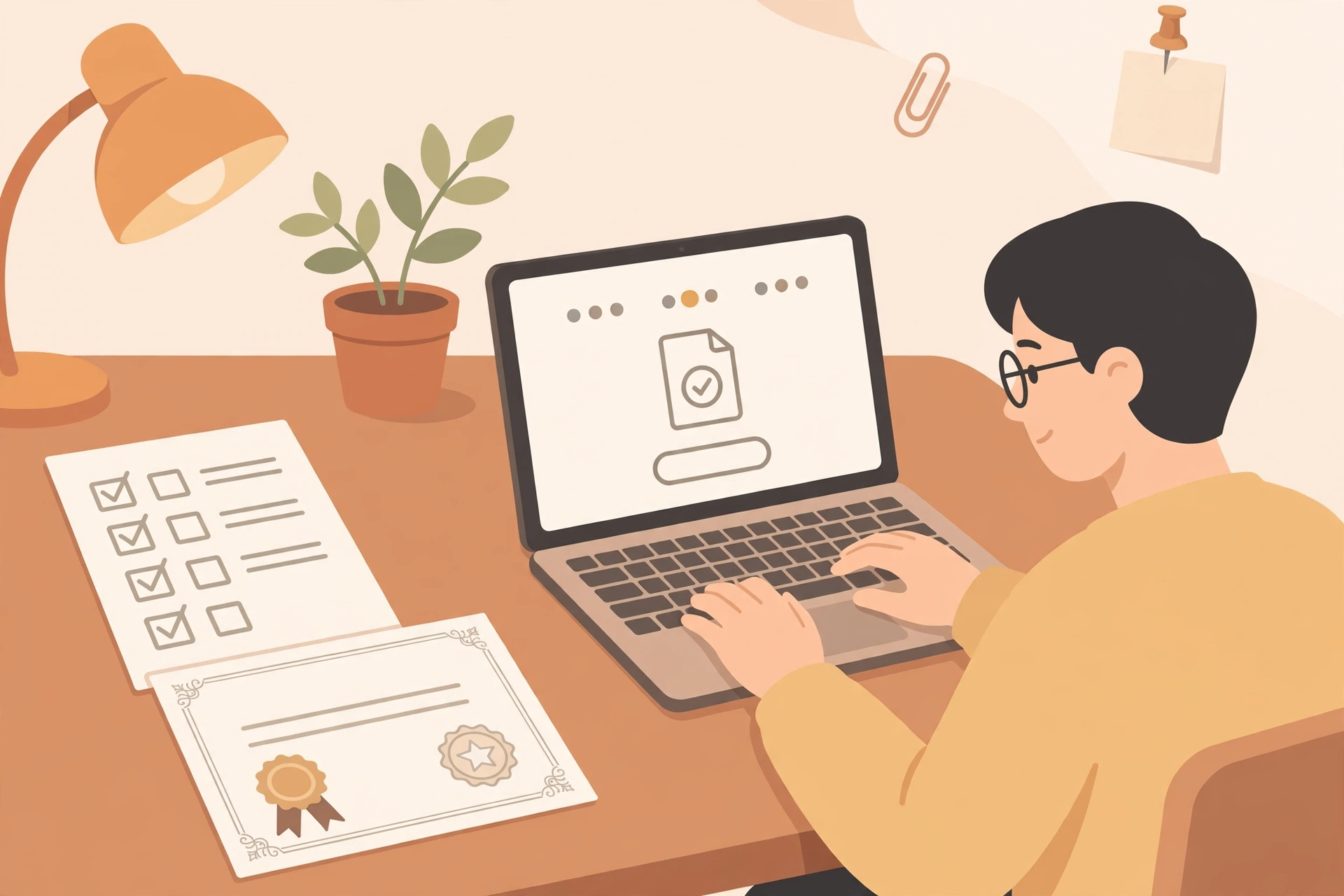 고용24 온라인 육아휴직급여 신청 일러스트