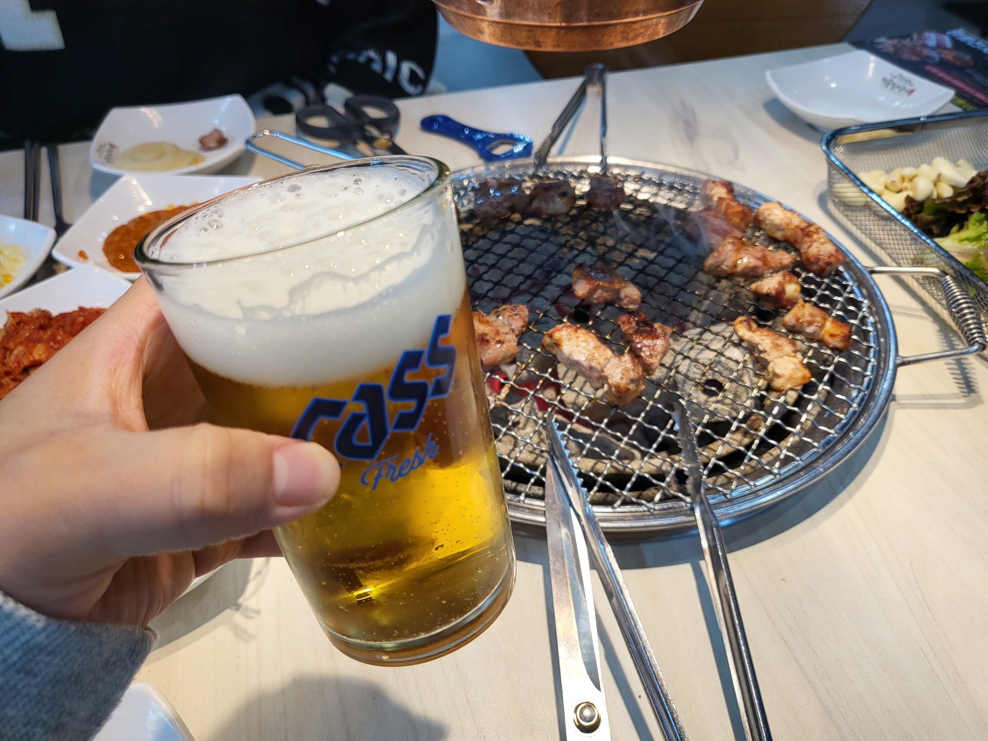 명륜진사갈비 - 맥주1