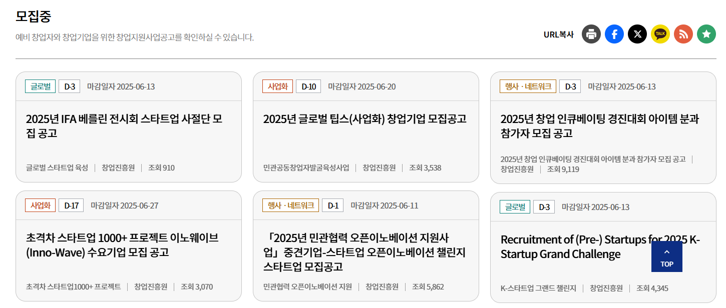 청년 창업 지원금