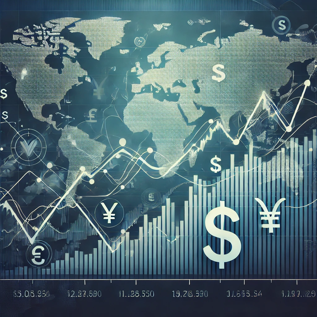 환율 변동을 나타내는 그래프