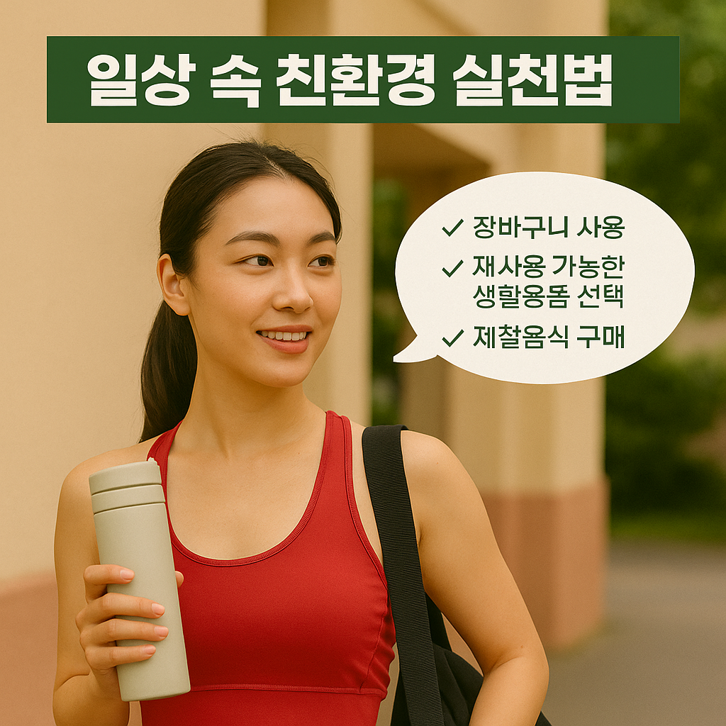 일상 속 작은 친환경 실천법