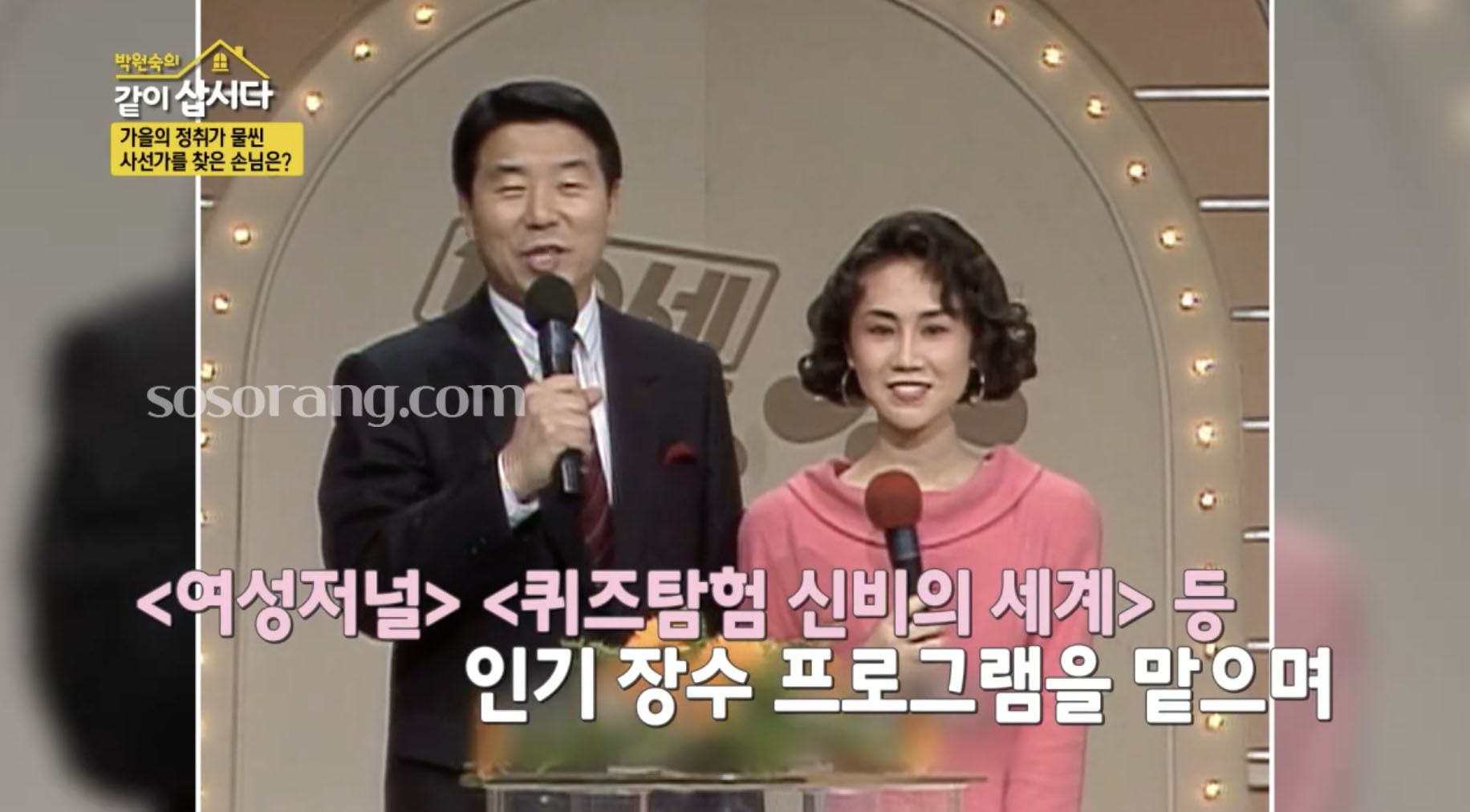 이계진 아나운서 시절 방송 활동 모습